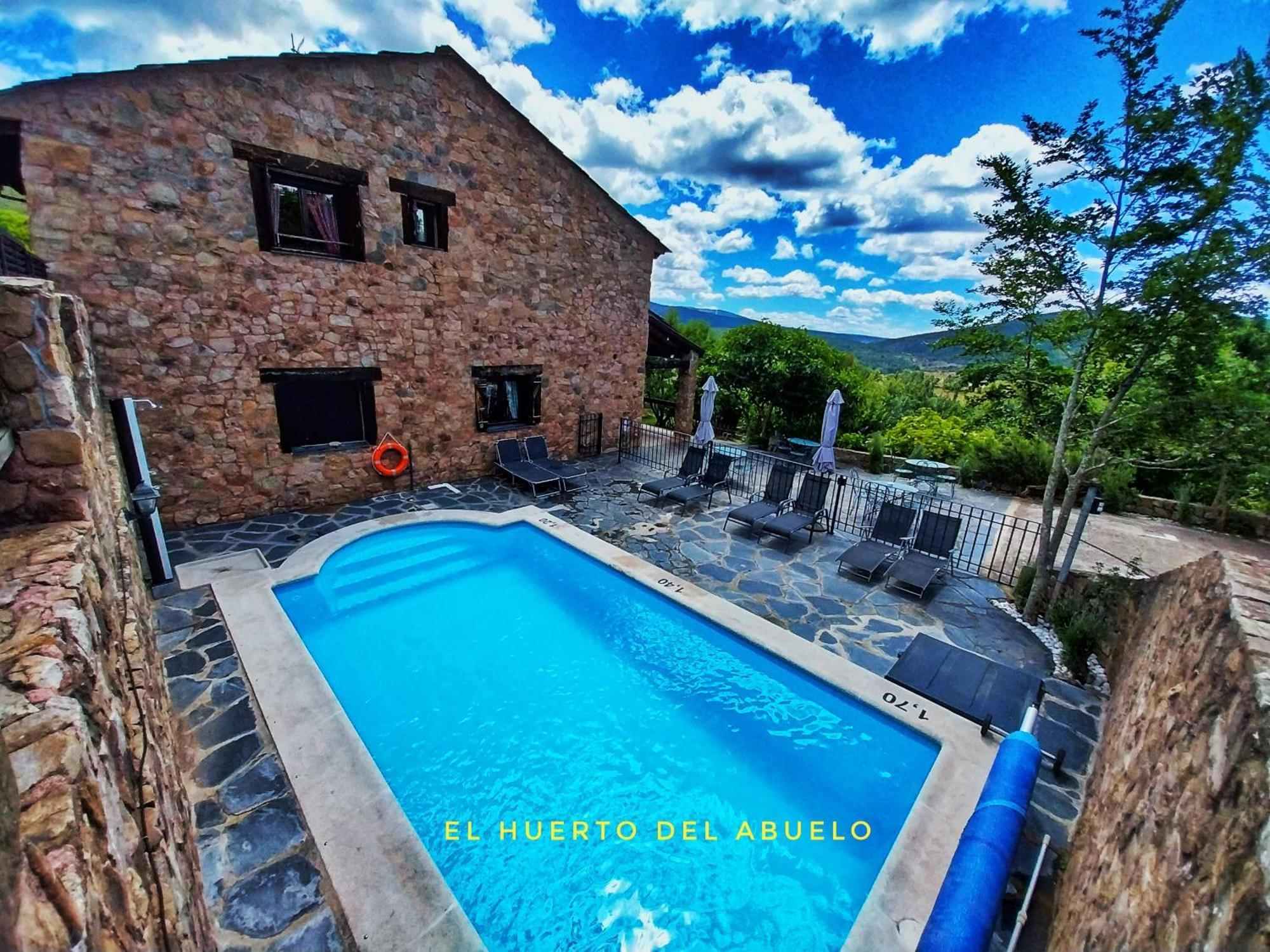 Casa Rural, Spa Y Restaurante El Huerto Del Abuelo Almiruete Bagian luar foto